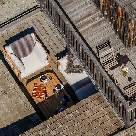 木屋 Luxury - Fireplace Heated Pool & Sauna *